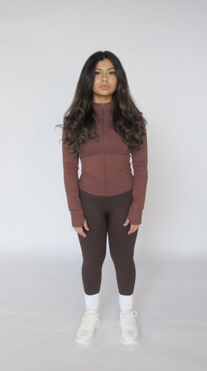 FAITHFULLY ROOTED Long Sleeve Zip-Up