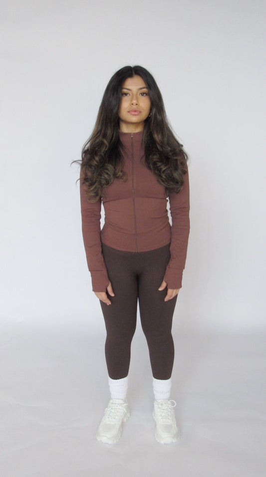 FAITHFULLY ROOTED Long Sleeve Zip-Up