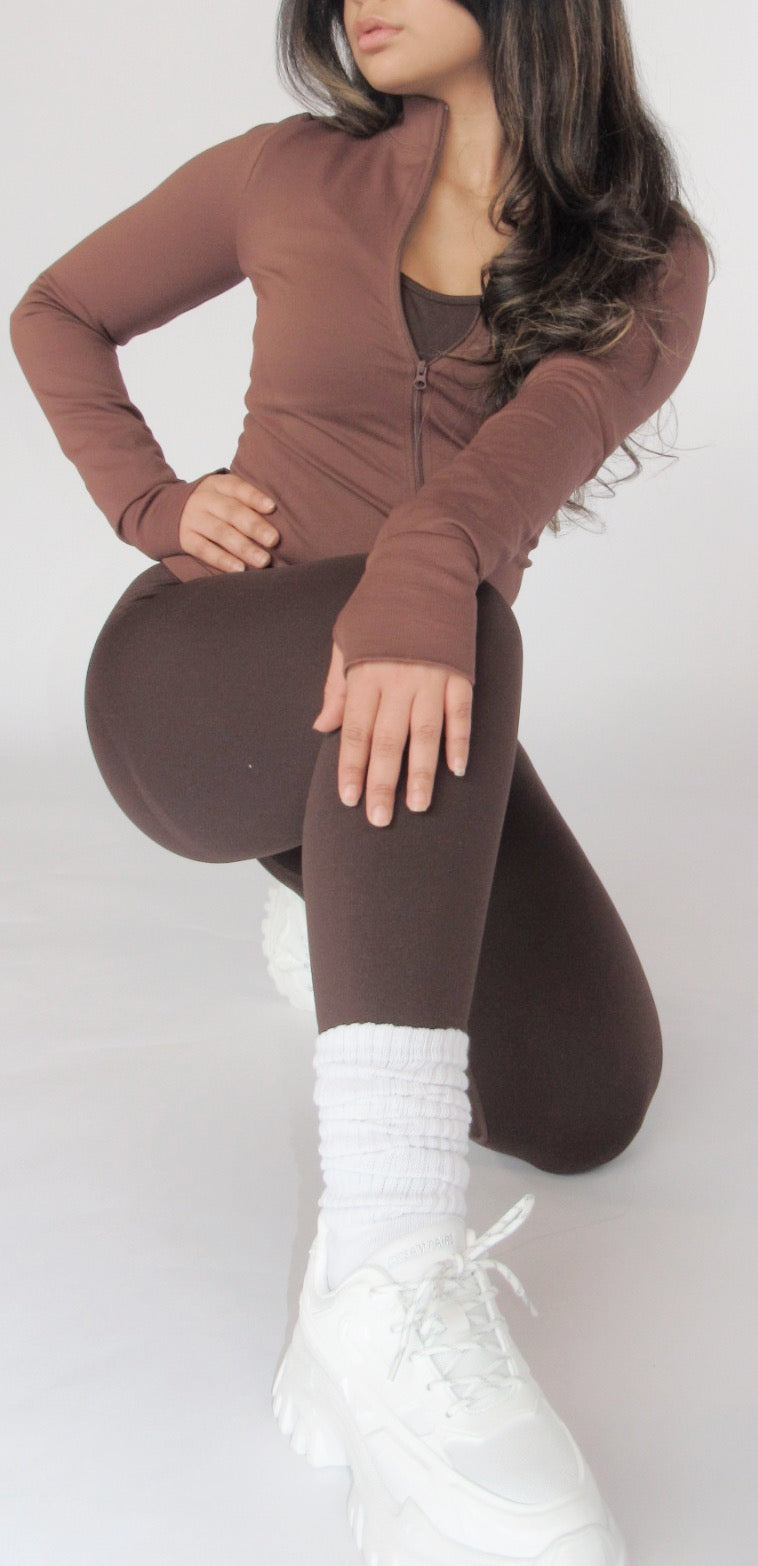 FAITHFULLY ROOTED Long Sleeve Zip-Up